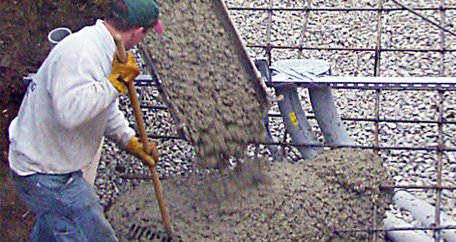 Concrete pouring